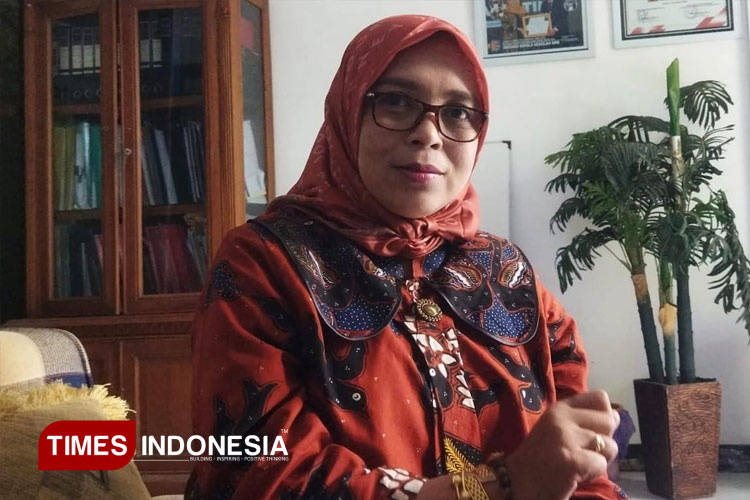Kepala Cabang Dindik Wilayah Kabupaten Pacitan Dr Indiyah Nurhayati. (FOTO: Yusuf Arifai/TIMES Indonesia)