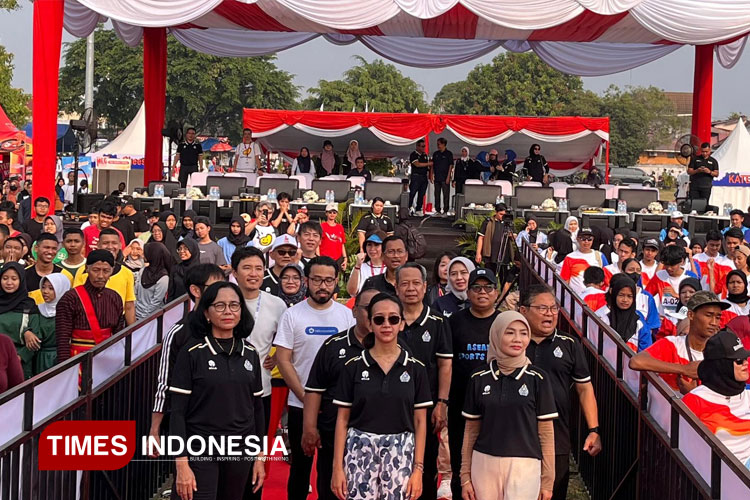 Kemeriahan Road to Jogja Wellness Cultural Festival (JCWF) 2025 di Alun-Alun Selatan Kota Yogyakarta. (FOTO: Riyadi/TIMES Indonesia)