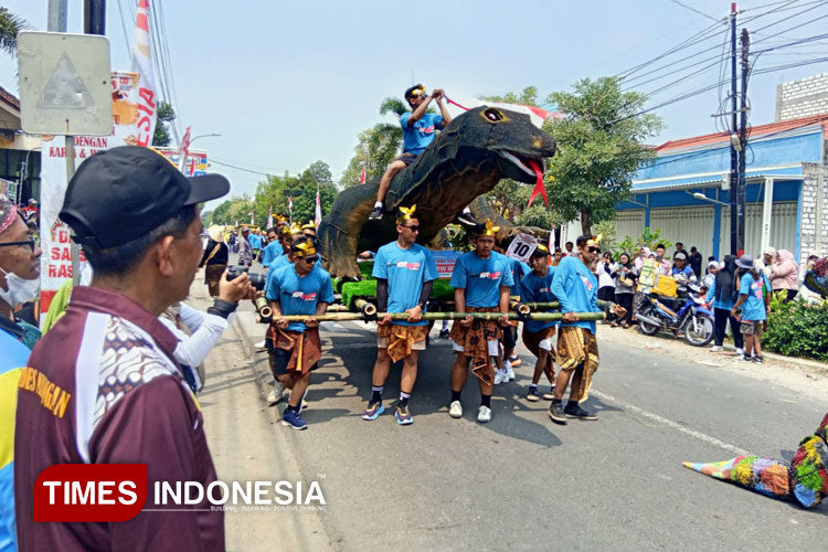 Junjung Nasionalisme, Karnaval Budaya di Masangan Gresik Berlangsung Meriah