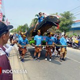 Junjung Nasionalisme, Karnaval Budaya di Masangan Gresik Berlangsung Meriah