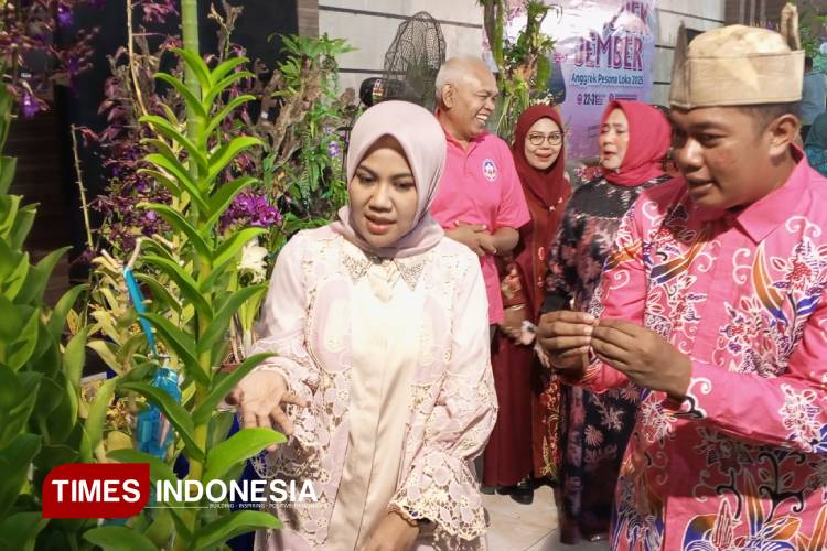 Buka Festival Anggrek Jember, Ghytha: Bunga Ini Simbol Keindahan