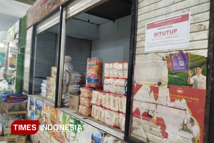 Ratusan Kios Pasar Tradisional di Kota Madiun Disegel, Begini Reaksi Pedagang