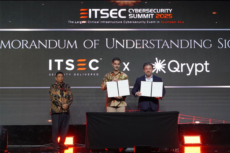 ITSEC Asia and Qrypt Join Forces to Bring Quantum-Safe Security to Indonesia. (FOTO: dok. ITSEC Asia)