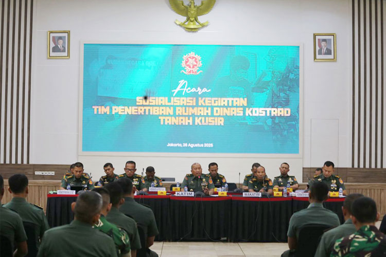 Kostrad Gelar Sosialisasi dan Rapat Koordinasi Penertipan Rumah Dinas di Tanah Kusir