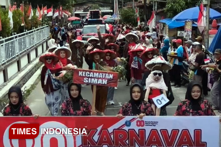 Serunya Karnaval Agustusan di Kecamatan Siman Ponorogo