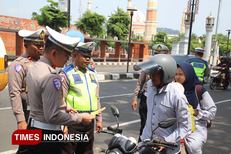 Sejalan Instruksi Gubernur Jabar, Polres Majalengka Gencarkan Razia Knalpot Brong