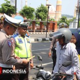 Sejalan Instruksi Gubernur Jabar, Polres Majalengka Gencarkan Razia Knalpot Brong