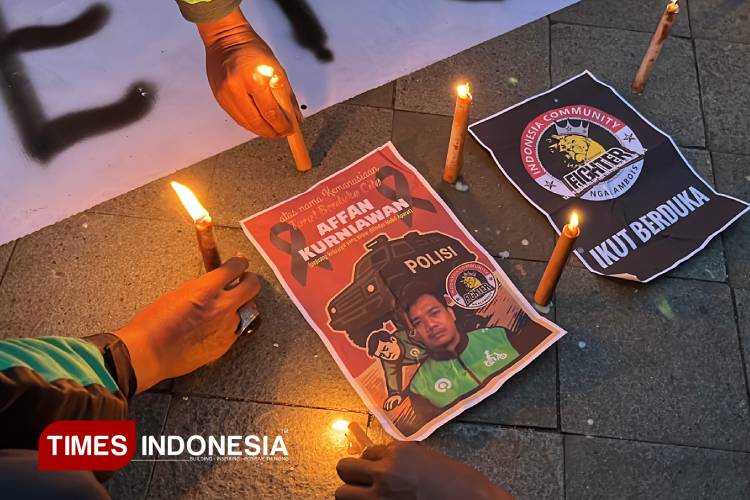 Cerita Ojol di Malang Ikut Aksi Solidaritas: Kami Minta Keadilan Affan Kurniawan