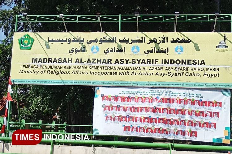 Al Azhar Asy Syarif salah satu Madrasah dengan program kerja sama lintas negara (FOTO: Fahmi/TIMES Indonesia)