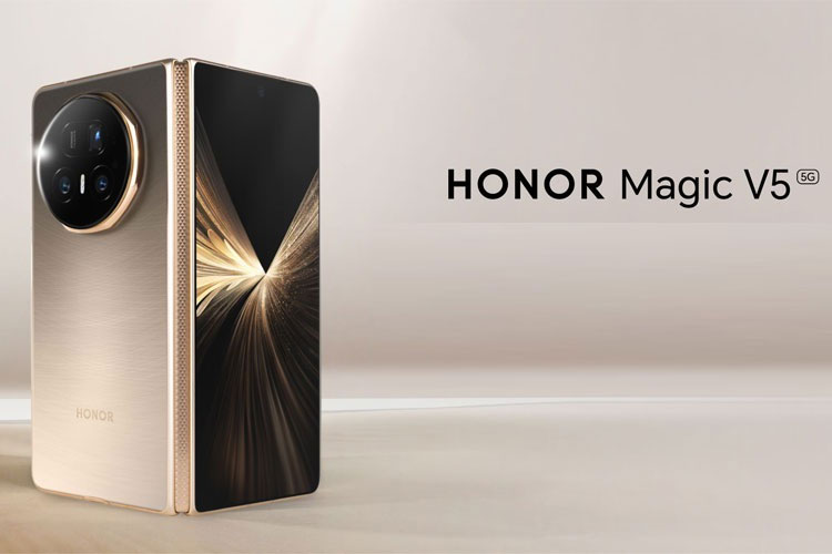 Ponsel lipat HONOR Magic V5 diklaim paling tipis sedunia (FOTO: honor.com)