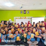 Via Buku, Mahasiswa KKN STITNU Al-Farabi Pangandaran Dorong Literasi Matematika di SD