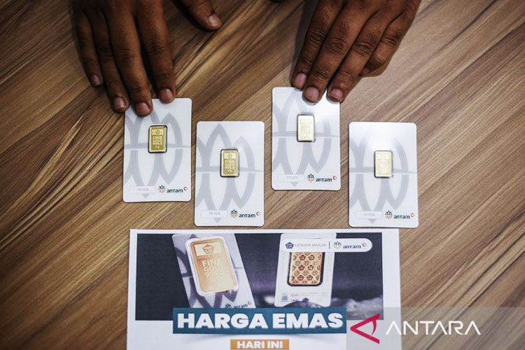 Emas Antam Naik Rp20.000 per gram, Catat Harga Terbaru Hari Ini