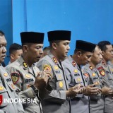Polres Majalengka Gelar Shalat Ghaib untuk Pengemudi Ojol Affan Kurniawan