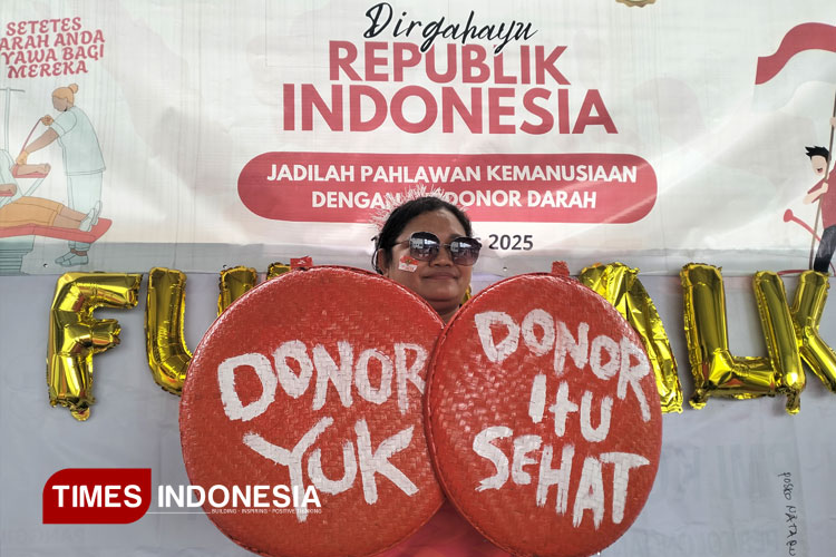 Ratusan Relawan PMI Kota Tasikmalaya Kampanyekan Pahlawan Kemanusiaan Lewat Donor Darah
