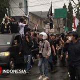 Aksi Solidaritas Mahasiswa Tasikmalaya Atas Tewasnya Driver Ojol Affan Kurniawan Berujung Ricuh