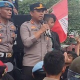 Aksi Damai Mahasiswa Kuningan untuk Ojol, Polres Terima Aspirasi