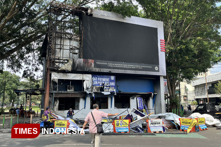 Pasca Demo Ricuh di Polresta Malang Kota: 16 Pos Polisi Rusak dan Dibakar