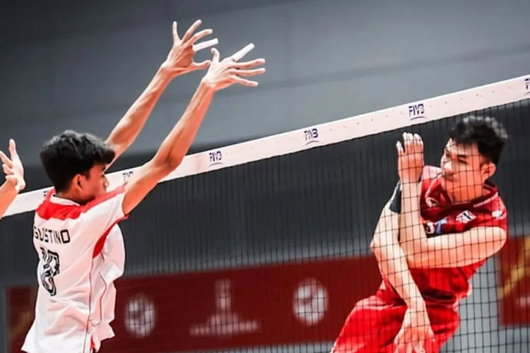 Kejuaraan Dunia Voli Putra U-21 2025, Indonesia Tumbangkan Thailand