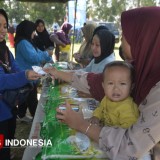 Meriahkan HUT RI ke-80, Lanud Abd Saleh Gelar Gerakan Pangan Murah