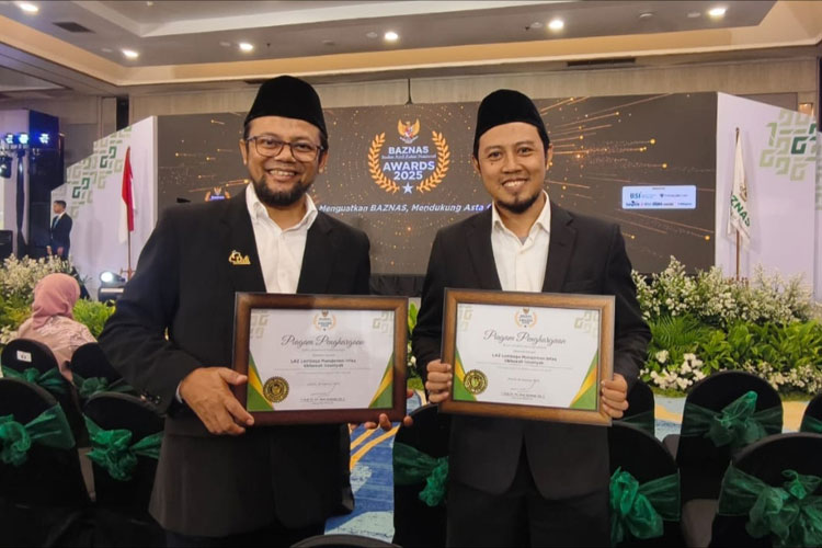 LMI Raih Dua Penghargaan BAZNAS Award 2025