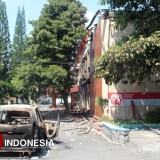 Pasca Rusuh, Ini Kondisi Kerusakan Kompleks Pemkab Kediri dan DPRD Kabupaten Kediri