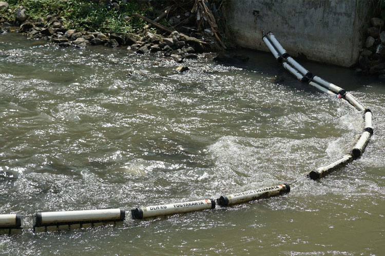 Tambah 7 Trash Barrier di Sungai, Warga Sambut Baik Upaya Pemkot Yogyakarta Kurangi Sampah