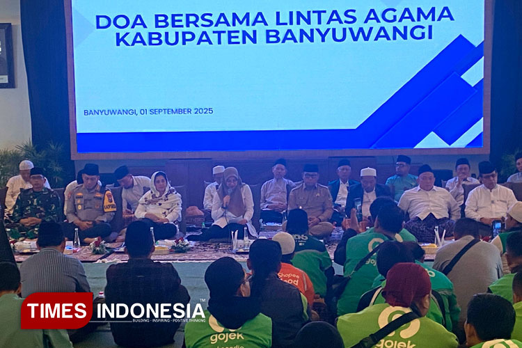 Bupati Banyuwangi Gelar Doa Bersama Untuk Indonesia Damai