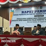 DPRD Pulau Morotai Gelar Rapat Paripurna PAW, Naswin Rowo Resmi Jadi Wakil Rakyat