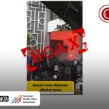 CEK FAKTA: Hoaks! Rumah Puan Maharani Dibakar Massa