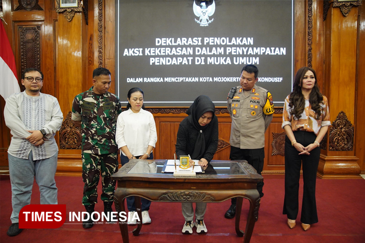 Kota Mojokerto Tegas Tolak Kekerasan dalam Penyampaian Pendapat di Depan Umum