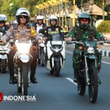 Terpantau Kondusif, TNI-Polri Serukan Jaga Gresik Bareng-bareng