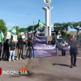 HMI Sidoarjo Gelar Aksi di Exit Tol, Tuntut Evaluasi Kinerja Polri Bertindak Represif