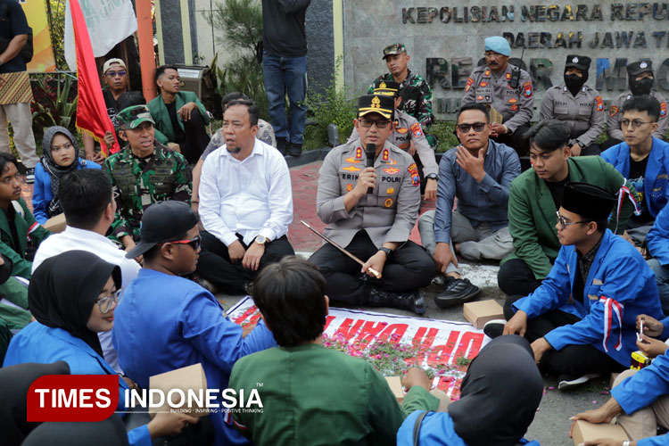 Aksi ''Magetan Bersuara'' Berjalan Aman dan Tertib, Kapolres Sampaikan Apresiasi