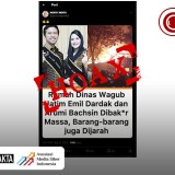 CEK FAKTA: Hoaks! Rumah Dinas Wagub Jatim Emil Dardak Dibakar dan Dijarah Massa