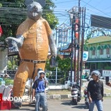 Patung Tikus Raksasa di Dekat Kantor Bupati Pemalang Jadi Spot Swafoto