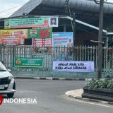 Usai Ricuh di Mapolda DIY, Warga Yogyakarta Pasang Spanduk Ajakan Damai