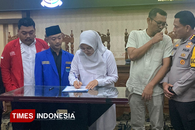 Bersama Jaga Banyuwangi, Cipayung Plus Sampaikan Aspirasi Lewat Diskusi