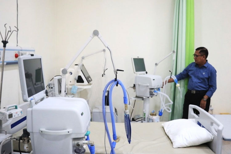 Dapat Jatah DBHCHT, RSUD Hospitel Bantarangin Ponorogo Tambah Dua Ventilator