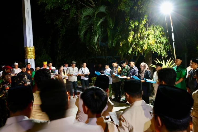 Pemuda Lintas Agama Banyuwangi Satukan Doa Jaga Kedamaian Negeri