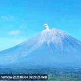 Gunung Semeru Erupsi Lagi, Kolom Abu Capai 500 Meter