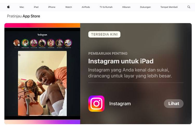 Lama Dinanti, Meta Resmi Rilis Versi Instagram Khusus iPad