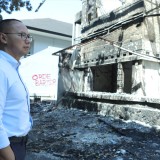 Eddy Soeparno Tinjau Wisma MPR Bandung yang Terbakar, Ingatkan Aksi Demo Jangan Rusak Fasilitas Umum