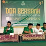 Doa Bersama Keselamatan Bangsa, GP Ansor Kabupaten Malang Teguh Menjaga Kondusifitas