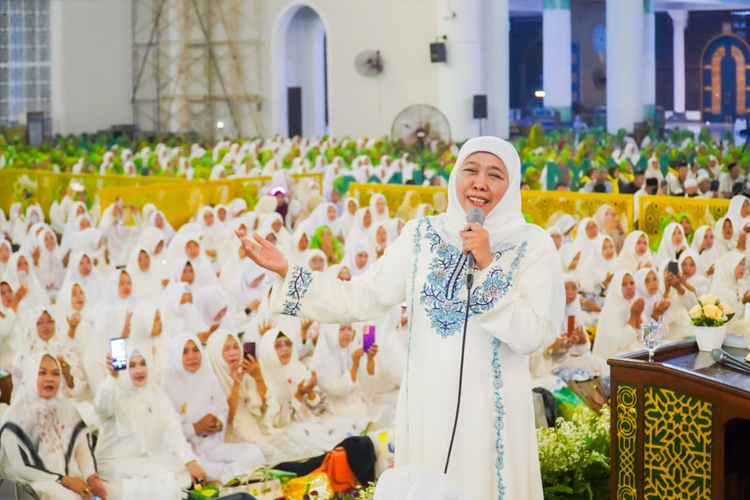 Gubernur Khofifah: Jadikan Momentum Maulid Nabi Muhammad untuk Meneguhkan Kedamaian