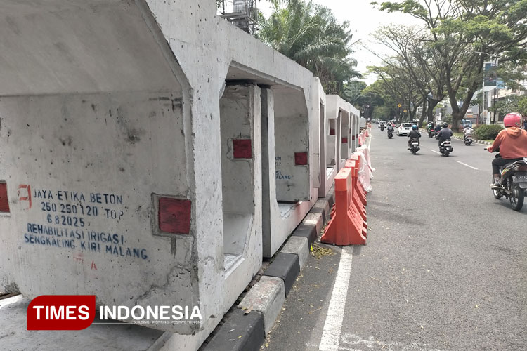 Kota Malang Menuju Pematusan Genangan (2): Drainase PU SDA Jatim di Jl Suhat Kota Malang Mampu Atasi Volume Air Hingga 13 Kubik/detik
