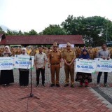 Pemkab Garut Serahkan Santunan Alokasi DBHCHT Pada Enam Ahli Waris Program BPJS Ketenagakerjaan