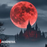 Fenomena Gerhana Bulan 'Blood Moon', Adakah Hubungannya dengan Kisah Drakula?