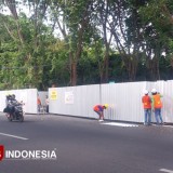 Jalan Depan Pendopo Sidoarjo Ditutup Total, Ada Proyek Apa?