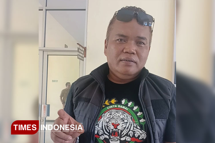 Ketua GIBAS Kota Banjar saat memberikan keterangan pers terkait program pengembangan ekonomi masyarakat. (Foto: Susi/TIMES Indonesia)