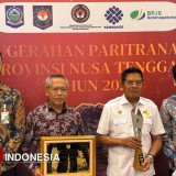 Pemkab Lombok Timur Raih Peringkat Satu Paritrana Award 2025 Tingkat Provinsi NTB